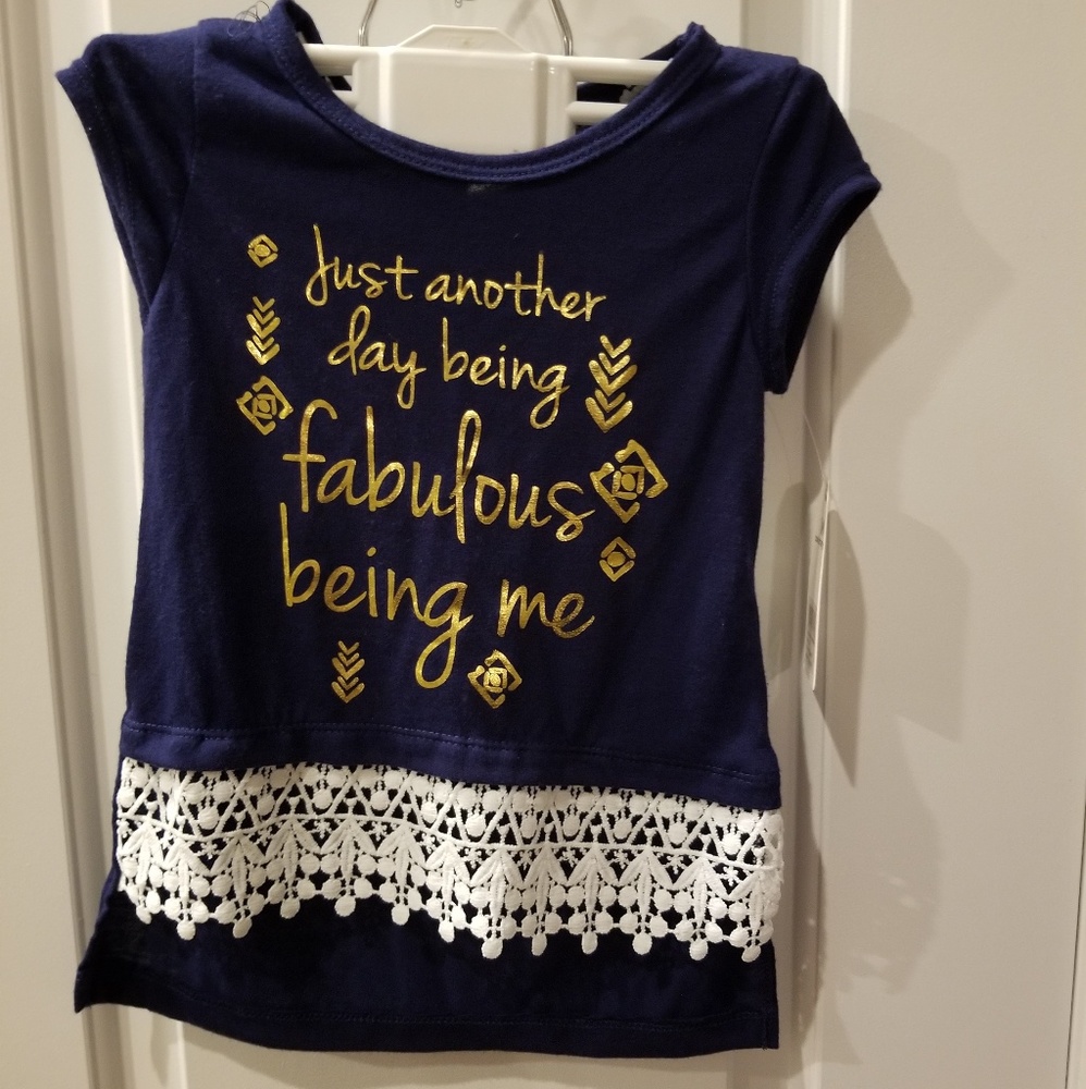 NWT Little girls size 4 shirt